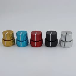 1 Piece Aluminum Dual Concentric Control Konb For Electric Bass Available In Five Colors