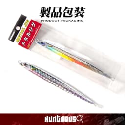 Hunthouse Fishing Hard Metal Micro Slow Jig Lure 40g/60g/90g/120g/180g Sinking Saltwater Spinning Jigging Trolling For Bass Tuna