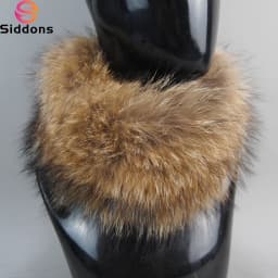 2026 Real Fox Fur Scarf Fur Headband Women Winter Ring Fox Fur Scarves Luxury Neck Warmer Good Elastic 100% Natural Fur Mufflers