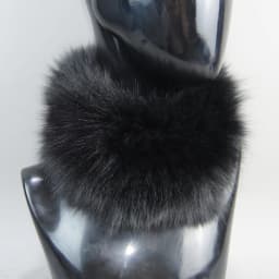 2026 Real Fox Fur Scarf Fur Headband Women Winter Ring Fox Fur Scarves Luxury Neck Warmer Good Elastic 100% Natural Fur Mufflers