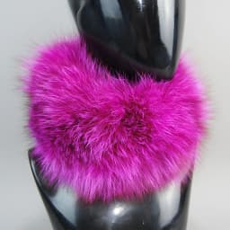 2026 Real Fox Fur Scarf Fur Headband Women Winter Ring Fox Fur Scarves Luxury Neck Warmer Good Elastic 100% Natural Fur Mufflers