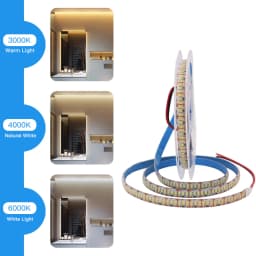 2835 Led Strip Light DC 12V 24V Lighting 240leds/m IP21 IP65 IP67 Waterproof Cool/Warm/Natural White Flexible Tape LED Light 5m