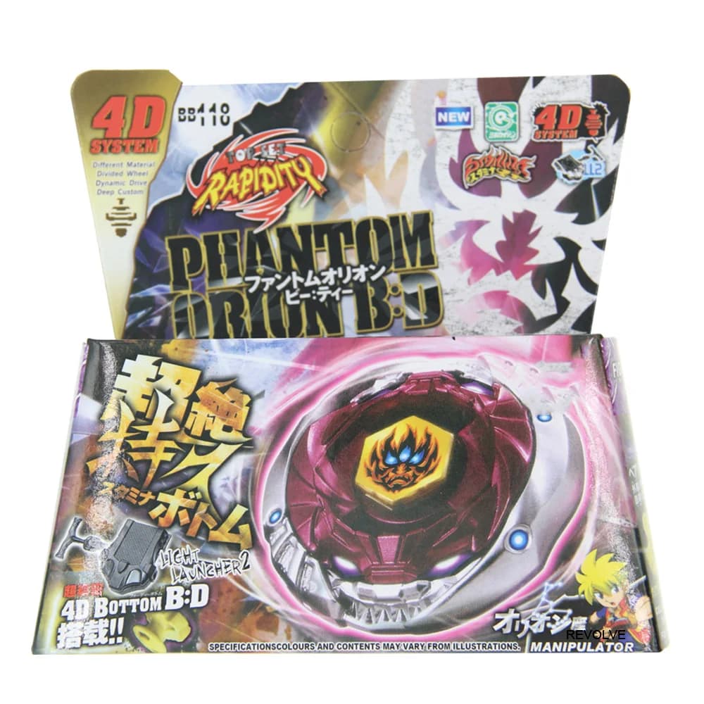 SPINNING TOP Metal Fusion Phantom Orion B:D BB-118 Metal Fury STARTER SET WITH LAUNCHER Children Toys