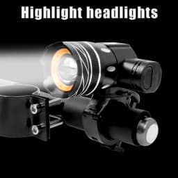 LED Headlight For Xiaomi M365 /Pro Electric Scooter Zoomable 1200mAh Battery USB Rechargeable 150LM XM-L T6 LED Light Front Lamp
