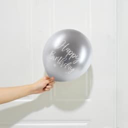 10Pcs 12inch Happy Birthday Balloon Decor Rose Gold Chrome Metallic Latex Balloons For Kids 1st 30th Birthday Party Metal Globos