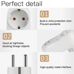 Wireless Remote Control Socket AC 220V 15A 433MHz Universal EU UK Wall Programmable Electrical Plug Outlet For Smart Home LED