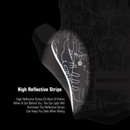 KEMALOCE Cycling Gloves Men Women Road Racing Half Finger Summer Mittens Non-Slip Reflective Outdoor Sport Adult MTB Bike Glove