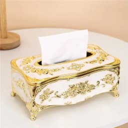 European-style tissue box_creative acrylic retro living room kitchen drawer box_hotel KTV bathroom bar storage box