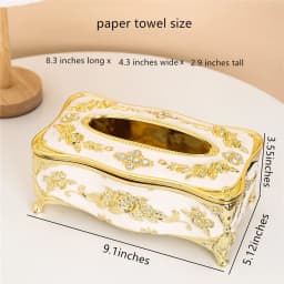 European-style tissue box_creative acrylic retro living room kitchen drawer box_hotel KTV bathroom bar storage box