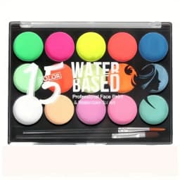 Water Based Face Paint Kit Watercolor For Art Halloween And Christmas Fancy Dress Parties Cosplay Baby Shower Sporting Events