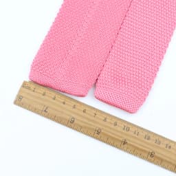 Men's Solid Colorful Knitted Knit Slim Tie New Style Pink Green Purple Leisure Classic Ties Normal Woven Cravate Narrow Neckties