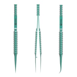 2UUL Titanium Alloy Tweezers BGA IC Chip Flying Wire Repair Forceps Motherboard Precise Electronics Green Tweezers