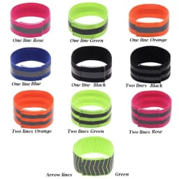 Bind Strap Outdoor Running Reflector Wristband Bike Safety Alert Cycling Reflective Strips Warning Armband Sport Tape