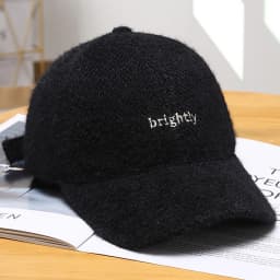 FS Khaki White Letter Winter Cashmere Baseball Cap For Men Luxury Brand Women Designer Hat Travel Trucker Caps Gorras Hombre