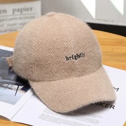 FS Khaki White Letter Winter Baseball Cap For Men Luxury Brand Women Cashmere Hat Autumn Travel Trucker Caps Gorras Hombre 2026
