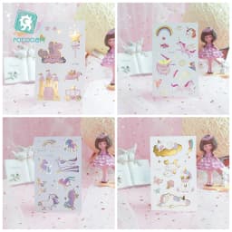 Rocooart Unicorn Tattoo Face Temporary Tattoo Child Tattoo Sticker Body Tatoo For Kids Cute Tattoo Children Tattoos Fake Taty