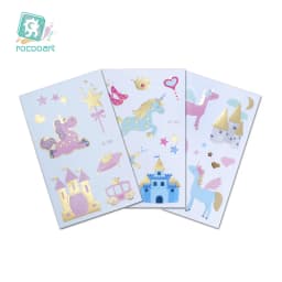 Rocooart Unicorn Tattoo Face Temporary Tattoo Child Tattoo Sticker Body Tatoo For Kids Cute Tattoo Children Tattoos Fake Taty
