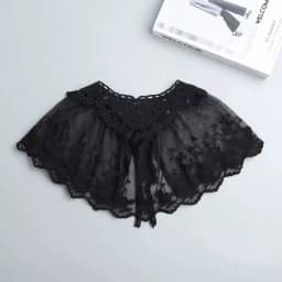 Sweet Lace Embroidered Fake Collar Shawl Blouse Decoration Detachable Collar Women's Shirt Dress False Collar Top Accessories