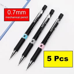 10 Pcs Student mechanical pencil press type 0.5/0.7mm write comics hand-painted with eraser drawing art painting HB pencil