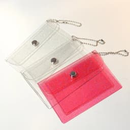 Women's Credit Card Holder Wallet Fashion Transparent Waterproof Pvc Business Card Purse Men Id Card Wallet Girl Coin Purse Bag