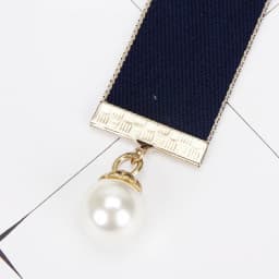 Gorgeous Bow Tie Vintage Luxury Lady Head Diamond Pearl Ribbon Tassel Brooch Chic Girls Elegant Costume Jewelry Collar Pin