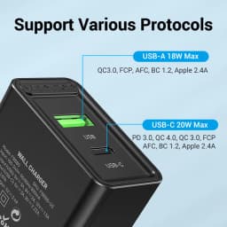 Vention 20W Fast USB Charger Type C PD Fast Charging for iPhone 17 16 15 Quick Charge QC 3.0 Mobile Phone Charger EU UK CN Plug