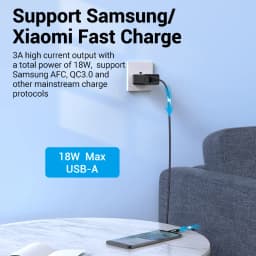 Vention 20W Fast USB Charger Type C PD Fast Charging for iPhone 17 16 15 Quick Charge QC 3.0 Mobile Phone Charger EU UK CN Plug
