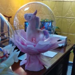 3pcs Wide Neck Bubble Balloon Transparent Clear Giant Pre-Stretched Bobo Ballon Stuffed Animals Party Supplies Decorations