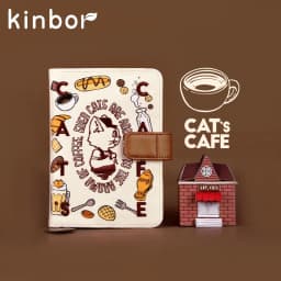 Kinbor Cute A6 Notebook A Cup of Coffee Record Book Embroidery Hand Book Sub Diary Todolist Schedule Notebooks Korean Stationery