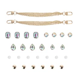 crystal lot shoes charms rhinestone crystal fake allow Accessories forsandals clogs shoe Decorations man kids gifts