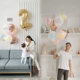 Transparent balloons stickers for birthday party decoration,large 21x29cm,36inch bubble balloons, balloons