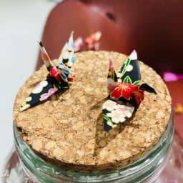 100PCS  Premade Origami Cranes 4.5CM Supermini Finished Washi Paper Doves Birds DIY Mother's Day Creative Gift Home Decorations