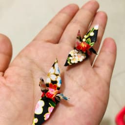 100PCS  Premade Origami Cranes 4.5CM Supermini Finished Washi Paper Doves Birds DIY Mother's Day Creative Gift Home Decorations
