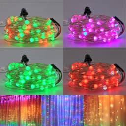 WS2812B USB LED String Christmas Lights For Bedroom RGB Led Light Bluetooth Music Full Color Addressable Individually 5V