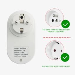 15A Smart Home Plug Wireless Socket Remote Control EU FR 433MHz Wall Electric Outlet Accessories Programmer Switch AC 220V LED