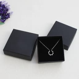 Multisize Square Rectangle Jewelry Organizer Box Engagement Ring for Earring Necklace Bracelet Display Gift Box Black Paper Box