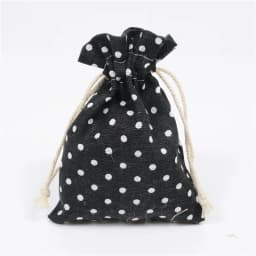 10pcs Dot Pattern Jute Bag Sack Cotton Bag Drawstring Christmas Gift Bags for Gift Packaging Bags Wedding Party Pouches 10x14cm