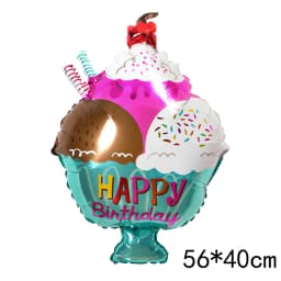 Large colorful Donut balloon Popcorn Toy Pineapple Aluminum Foil Balloons Birthday Party Decoration Baby Shower Christmas Globos