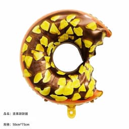 Large colorful Donut balloon Popcorn Toy Pineapple Aluminum Foil Balloons Birthday Party Decoration Baby Shower Christmas Globos