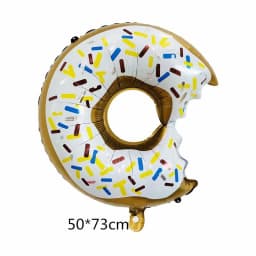 Large colorful Donut balloon Popcorn Toy Pineapple Aluminum Foil Balloons Birthday Party Decoration Baby Shower Christmas Globos