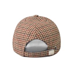 FS Luxury Houndstooth Baseball Caps For Men Brand Women Brown Plaid Designer Hat High Quality Cotton Trucker Cap Casquette Homme