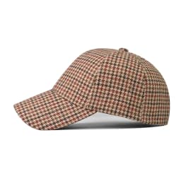 FS Luxury Houndstooth Baseball Caps For Men Brand Women Brown Plaid Designer Hat High Quality Cotton Trucker Cap Casquette Homme