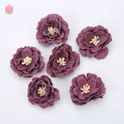 5/20Pcs 4cm Artificial Flowers Heads Silk Fake Flowers DIY Home Living Room Decoration Christmas Wreath New Year's Wedding Decor