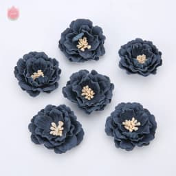 5/20Pcs 4cm Artificial Flowers Heads Silk Fake Flowers DIY Home Living Room Decoration Christmas Wreath New Year's Wedding Decor