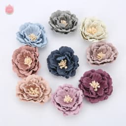 5/20Pcs 4cm Artificial Flowers Heads Silk Fake Flowers DIY Home Living Room Decoration Christmas Wreath New Year's Wedding Decor