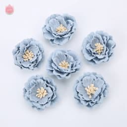 5/20Pcs 4cm Artificial Flowers Heads Silk Fake Flowers DIY Home Living Room Decoration Christmas Wreath New Year's Wedding Decor