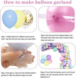 147Pcs Unicorn Birthday Balloons Arch Garland Kit Happy Birthday Banner for Girls Unicorn Birthday Party Decorations Baby Shower