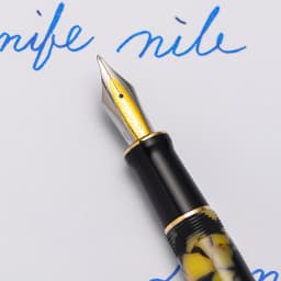 2PCS Kaigelu Fountain Pen Nib Long Knife Grinding Nib and Feed Flame/Rhombus Mark for Jinhao 100 450 Yongsheng 699 Majohn T1 C1