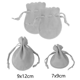 10pcs/lot Round Drawstring Velvet Gifts Bag Soft Jewelry Packaging Wedding/Christmas Candy Jewelry Pouches Wholesale