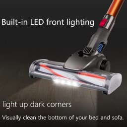 Wireless Handheld Vacuum Cleaner 25kPa Powerful Suction Dual Motor LED Lighting Detachable Battery Cordless Home Dust Cleaner
